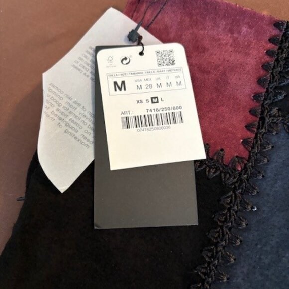 Zara- color block skirt NWT - Picture 3 of 3